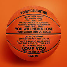 Load image into Gallery viewer, Dad to Daughter - U Will Never Lose