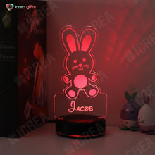 Load image into Gallery viewer, Personalized Easter Bunny LED Lamp