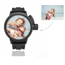 Load image into Gallery viewer, Men's Custom Sisters Photo Sport Watch, Plastic Strap