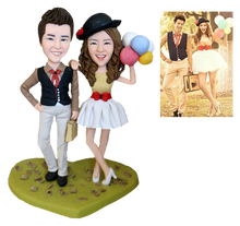 Load image into Gallery viewer, Customizable 2 person Custom Bobblehead