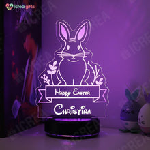 Load image into Gallery viewer, Personalized Easter Bunny LED Lamp
