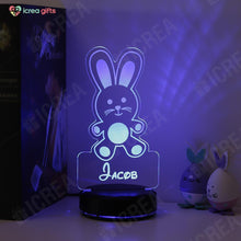 Load image into Gallery viewer, Personalized Easter Bunny LED Lamp