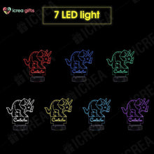 Load image into Gallery viewer, Personalized Dinosaur LED Lamp