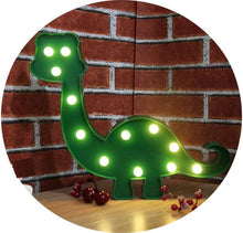 Load image into Gallery viewer, Personalized Name Dinosaur LED Night Light Kid's Baby Bedroom Indoor Lighting Lamp Marquee Children Child Custom