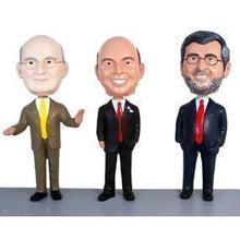 Load image into Gallery viewer, Customizable 3 person Custom Bobblehead