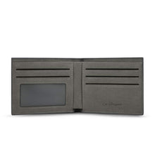 Load image into Gallery viewer, Men's Photo Engraved Bifold Photo Wallet - Gray Leather For Him