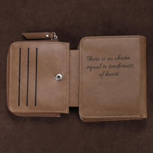 Load image into Gallery viewer, Men's Custom Inscription Photo Engraved Wallet