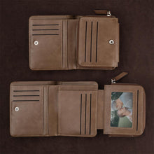 Load image into Gallery viewer, Men's Custom Inscription Photo Engraved Wallet