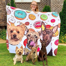 Load image into Gallery viewer, Custom Pet Fleece Blanket