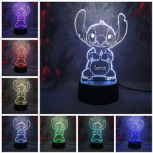 Load image into Gallery viewer, Custom Night Lights for Kids 7-Color LED Lamp Christmas Gifts