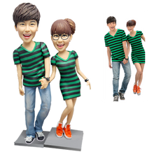 Load image into Gallery viewer, Customizable 2 person Custom Bobblehead