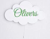 Load image into Gallery viewer, Nature Wall Decor Custom Nursery Name Sign Pink Wooden Letters