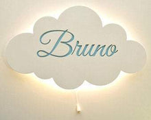 Load image into Gallery viewer, Nature Wall Decor Custom Nursery Name Sign Pink Wooden Letters