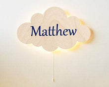 Load image into Gallery viewer, Nature Wall Decor Custom Nursery Name Sign Pink Wooden Letters