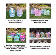 Load image into Gallery viewer, Kids Easter Basket, Monogram Easter Basket, Personalized Easter Basket, Free Easter Name Tag