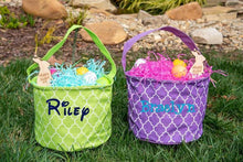 Load image into Gallery viewer, Kids Easter Basket, Monogram Easter Basket, Personalized Easter Basket, Free Easter Name Tag
