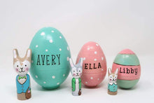 Load image into Gallery viewer, Personalized Easter Egg & Bunny