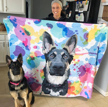 Load image into Gallery viewer, Custom Pet Fleece Blanket