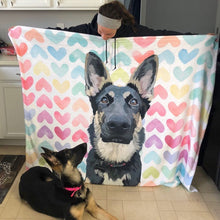 Load image into Gallery viewer, Custom Pet Fleece Blanket