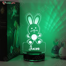 Load image into Gallery viewer, Personalized Easter Bunny LED Lamp
