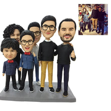 Load image into Gallery viewer, Customizable 6 person Custom Bobblehead

