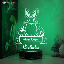 Load image into Gallery viewer, Personalized Easter Bunny LED Lamp
