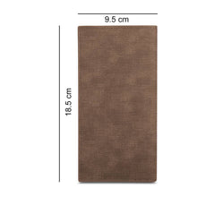 Load image into Gallery viewer, Men's Photo Engraved Long Style Bifold Photo Wallet - Brown Leather For Him
