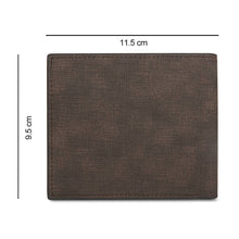 Load image into Gallery viewer, Men's Photo Engraved Bifold Photo Wallet - Brown Leather

