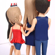 Load image into Gallery viewer, Customizable 4 person Custom Bobblehead
