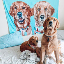 Load image into Gallery viewer, Custom Pet Fleece Blanket
