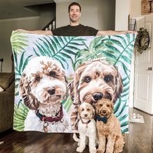 Load image into Gallery viewer, Custom Pet Fleece Blanket
