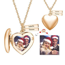 Load image into Gallery viewer, Heart Photo Locket Necklace
