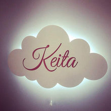 Load image into Gallery viewer, Nature Wall Decor Custom Nursery Name Sign Pink Wooden Letters
