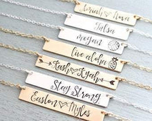 Load image into Gallery viewer, Custom Name Choker Necklace with Bold
