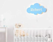 Load image into Gallery viewer, Nature Wall Decor Custom Nursery Name Sign Pink Wooden Letters
