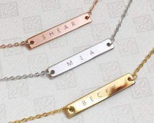Load image into Gallery viewer, Custom Name Choker Necklace with Bold
