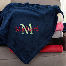 Load image into Gallery viewer, Personalized  Name Fleece Blanket
