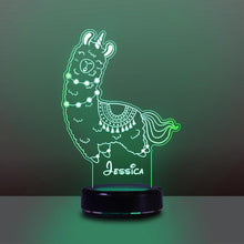 Load image into Gallery viewer, Personalized 3D Name Night Lights Alpaca ¢ò
